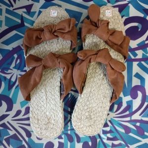 Rattan sandals